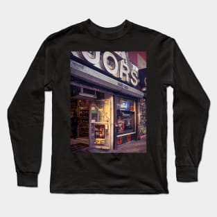 East Harlem Shops Manhattan Street NYC Long Sleeve T-Shirt